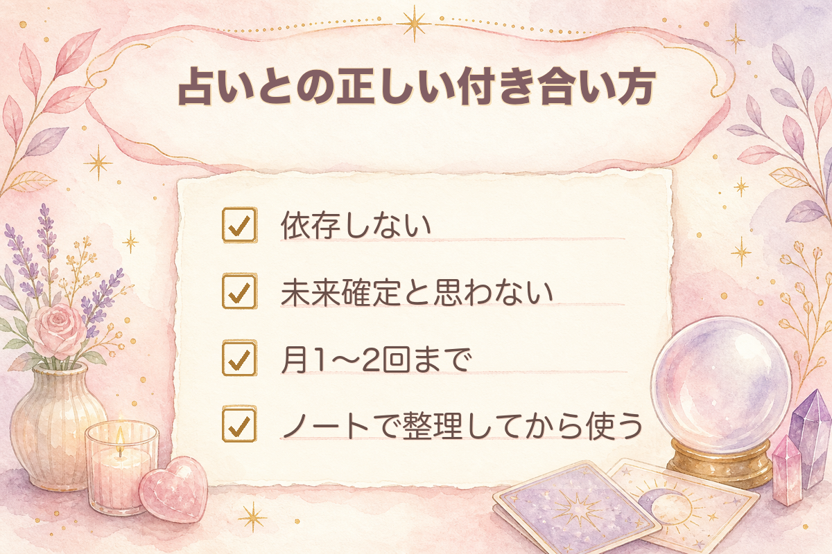 占いとの正しい付き合い方
