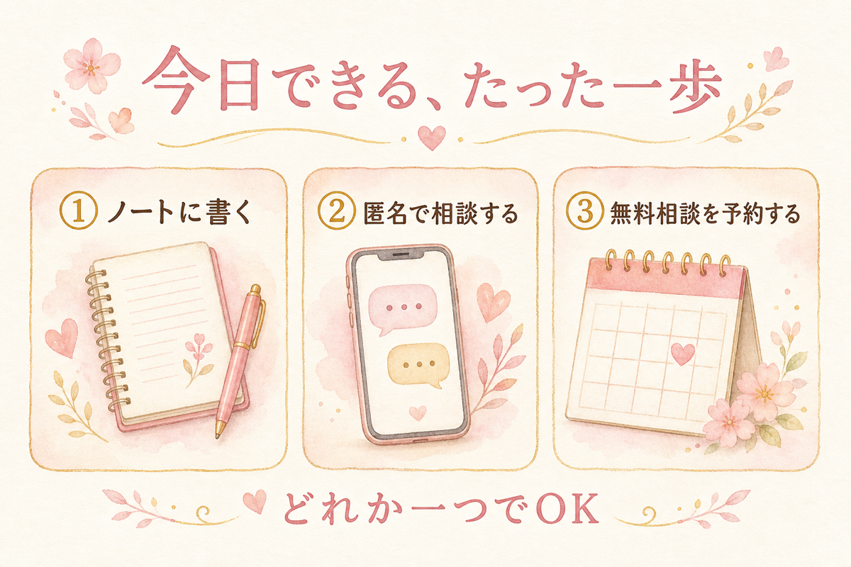 今日できる、たった一歩