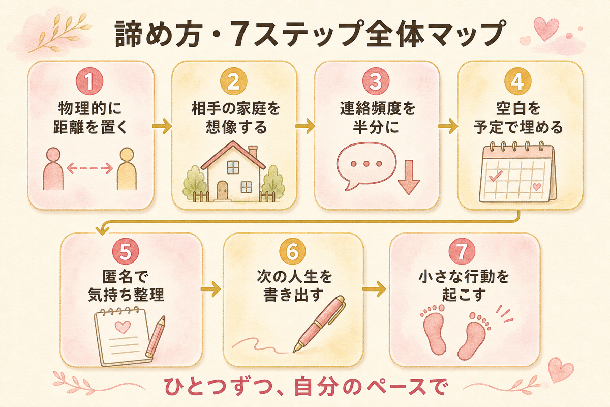 諦め方7ステップ全体マップ