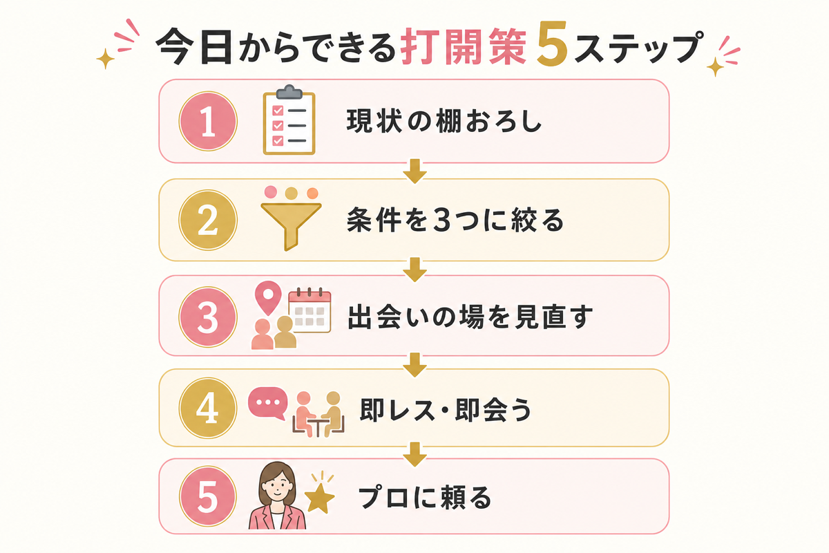 打開策5ステップ
