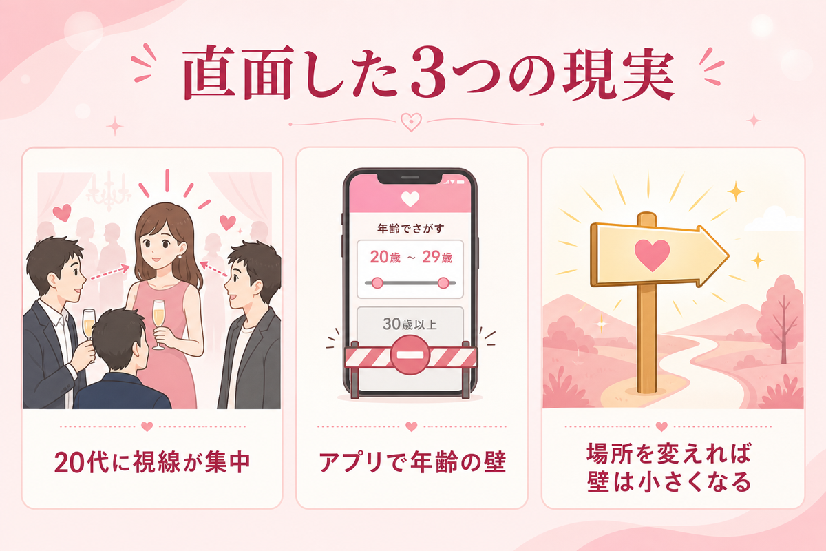 直面した3つの現実