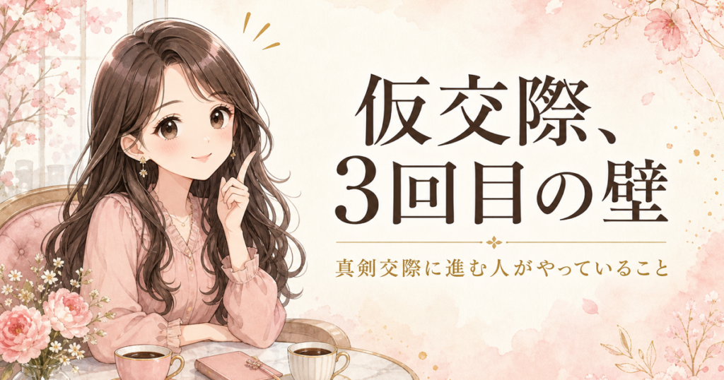 仮交際が進展しない3回目の壁のアイキャッチ