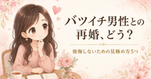 バツイチ男性との再婚の見極め方アイキャッチ