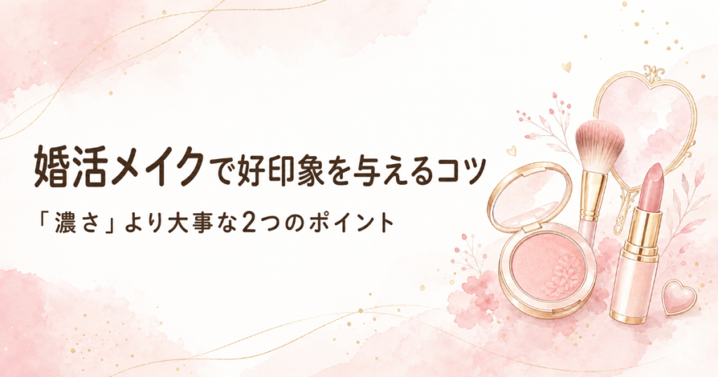 婚活メイクで好印象を与えるコツ