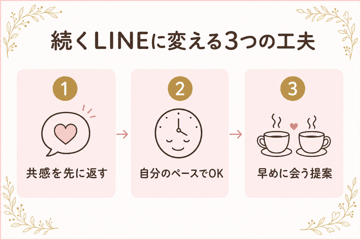 続くLINEに変える3つの工夫