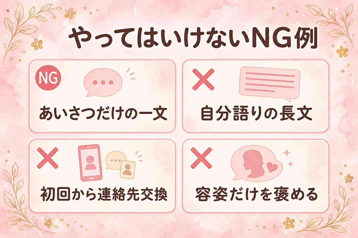 やってはいけないNG例